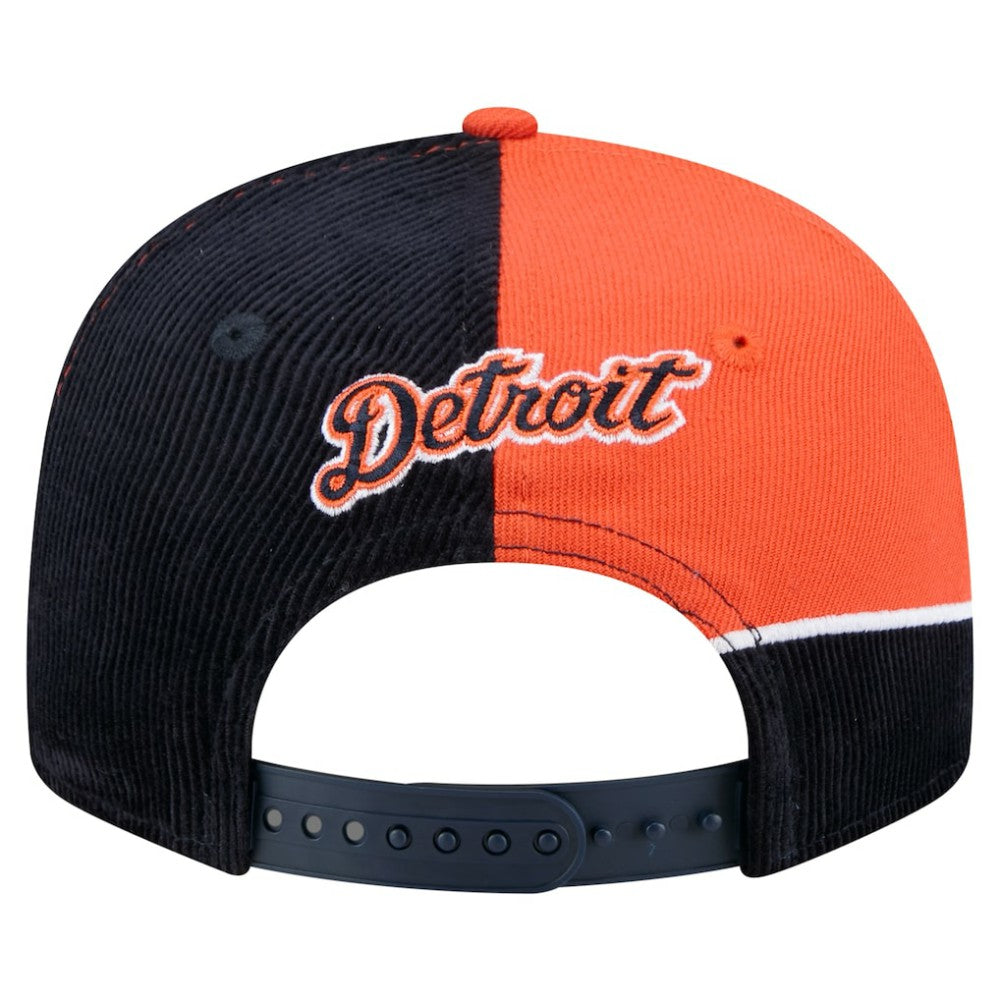 Detroit Tigers New Era Retro Split Corduroy Snapback Hat Online