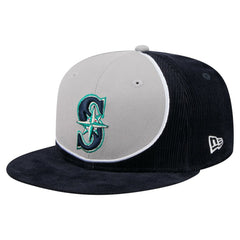 Seattle Mariners New Era Retro Split Corduroy Snapback Hat Sale