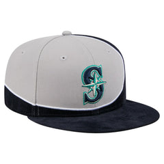 Seattle Mariners New Era Retro Split Corduroy Snapback Hat Sale
