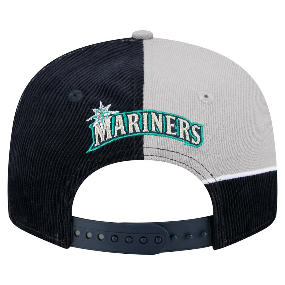 Seattle Mariners New Era Retro Split Corduroy Snapback Hat Sale