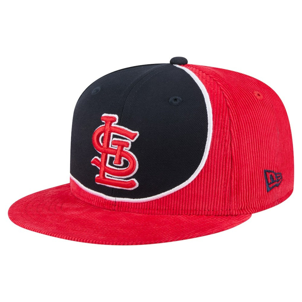 St. Louis Cardinals New Era Retro Split Corduroy Snapback Hat Near Me