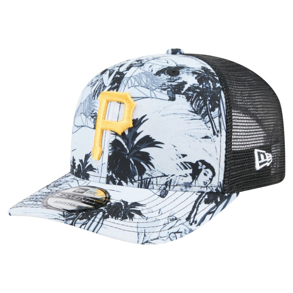 Pittsburgh Pirates New Era Hula Trucker 9SEVENTY Adjustable Hat Sale