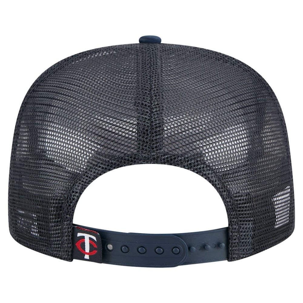 Minnesota Twins New Era Retro Satin Script Golfer Adjustable Hat Outlet