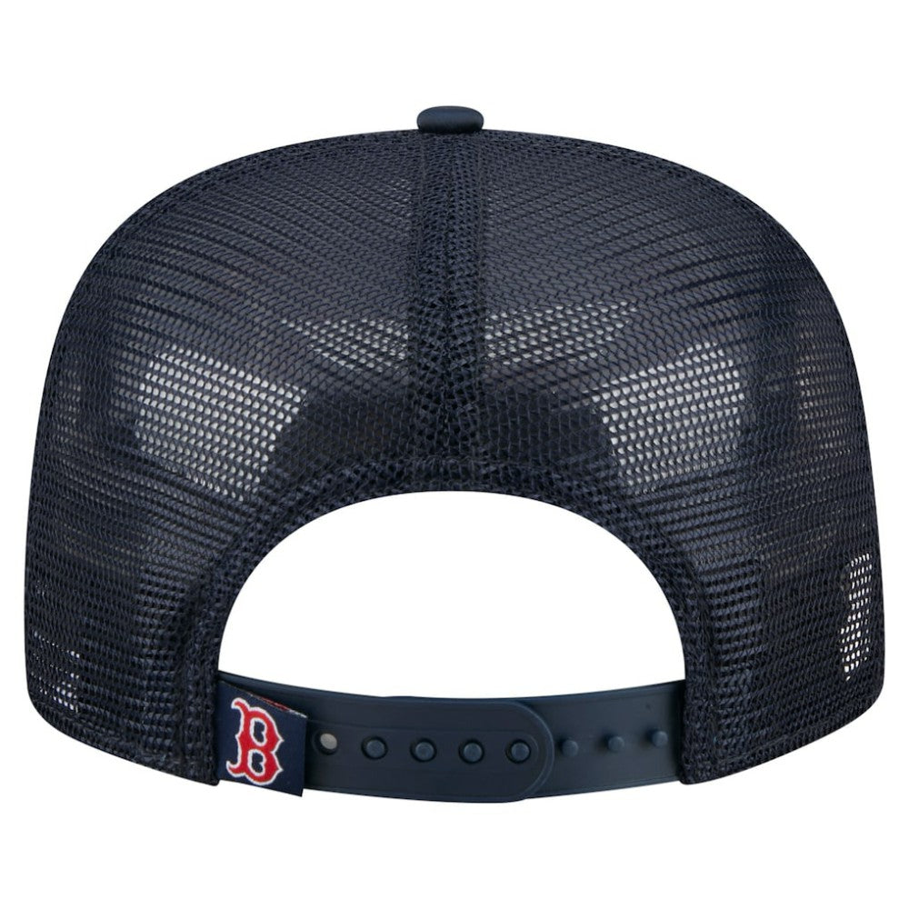 Boston Red Sox New Era Retro Satin Script Golfer Adjustable Hat Online