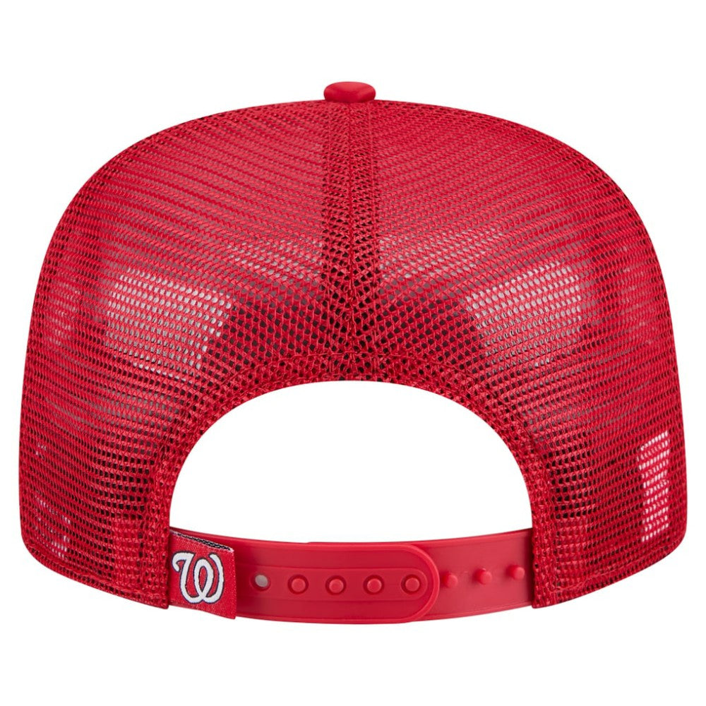 Washington Nationals New Era Retro Satin Script Golfer Adjustable Hat Near Me