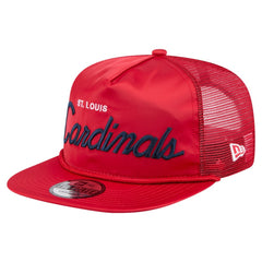 St. Louis Cardinals New Era Retro Satin Script Golfer Adjustable Hat Online