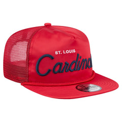 St. Louis Cardinals New Era Retro Satin Script Golfer Adjustable Hat Online