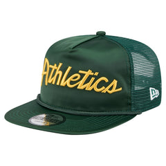 Athletics New Era Retro Satin Script Golfer Adjustable Hat Near Me