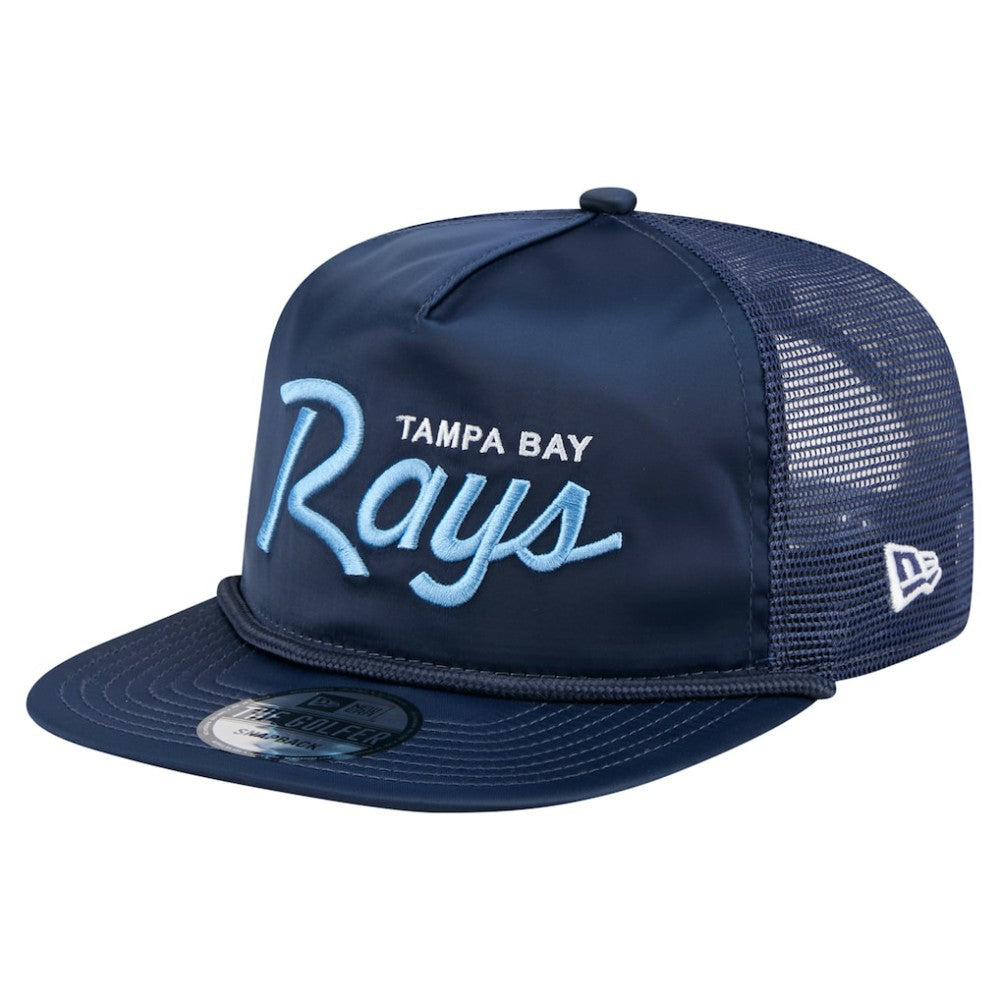 Tampa Bay Rays New Era Retro Satin Script Golfer Adjustable Hat Sale