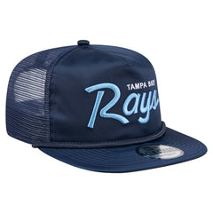 Tampa Bay Rays New Era Retro Satin Script Golfer Adjustable Hat Sale