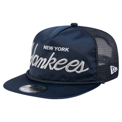 New York Yankees New Era Retro Satin Script Golfer Adjustable Hat Outlet