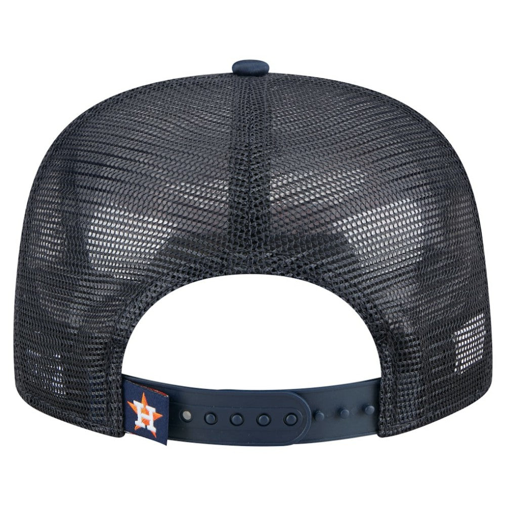 Houston Astros New Era Retro Satin Script Golfer Adjustable Hat Online