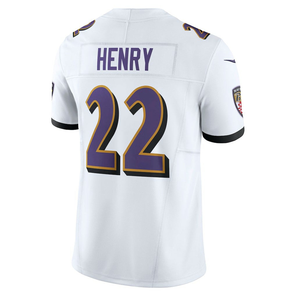 Derrick Henry Baltimore Ravens Vapor F.U.S.E. Limited Jersey - White - Nike