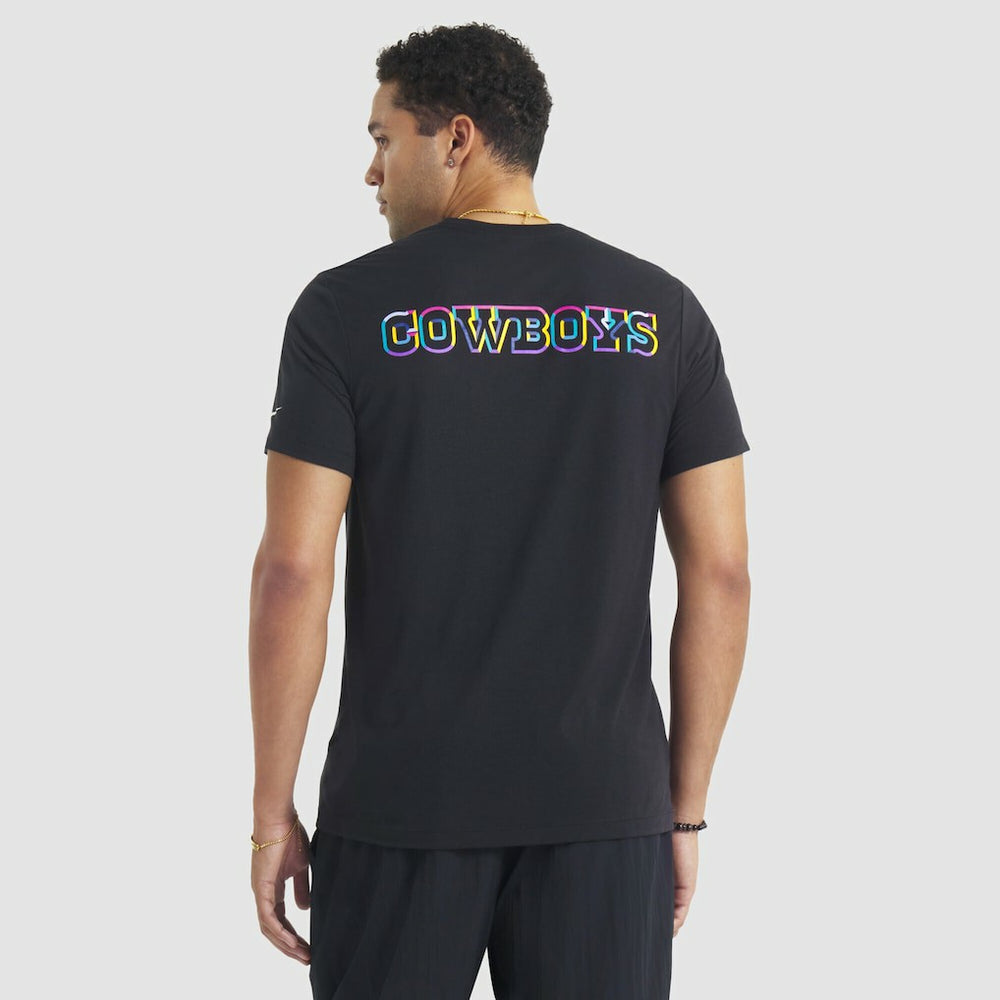 Dallas Cowboys Tall 2025 NFL Crucial Catch Tri-Blend Dri-FIT T-Shirt - Black - Nike