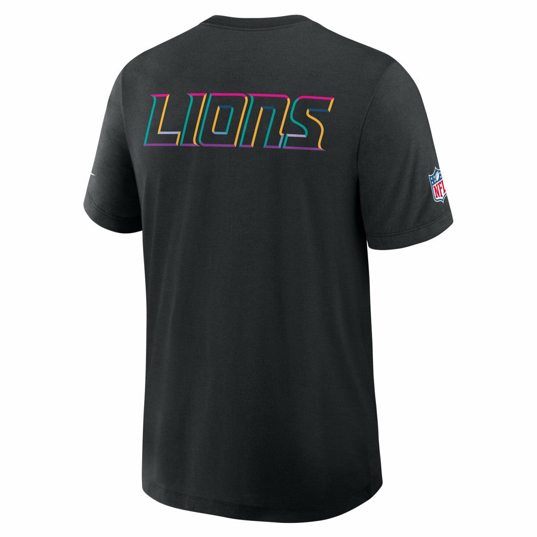Detroit Lions Tall 2025 NFL Crucial Catch Tri-Blend Dri-FIT T-Shirt - Black - Nike