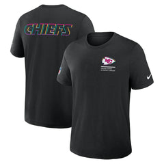 Kansas City Chiefs Tall 2025 NFL Crucial Catch Tri-Blend Dri-FIT T-Shirt - Black - Nike