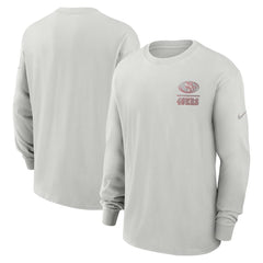 San Francisco 49ers Essential Heavy Max90 Long Sleeve T-Shirt - Gray - Nike