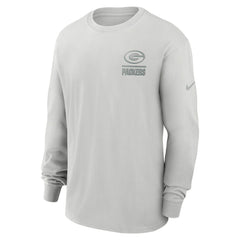 Green Bay Packers Essential Heavy Max90 Long Sleeve T-Shirt - Gray - Nike