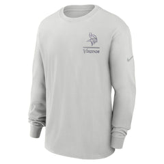 Minnesota Vikings Essential Heavy Max90 Long Sleeve T-Shirt - Gray - Nike