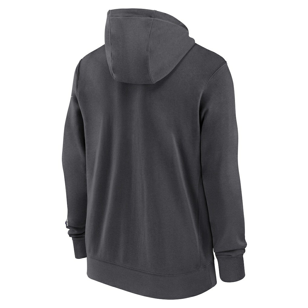 Baltimore Ravens Primetime Club Full-Zip Hoodie - Anthracite - Nike