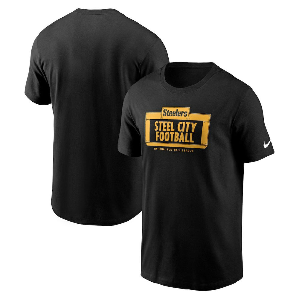 Pittsburgh Steelers Primetime Local Essential T-Shirt - Black - Nike