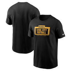 Pittsburgh Steelers Primetime Local Essential T-Shirt - Black - Nike
