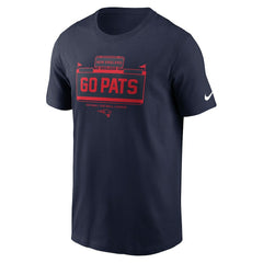 New England Patriots Primetime Local Essential T-Shirt - Navy - Nike