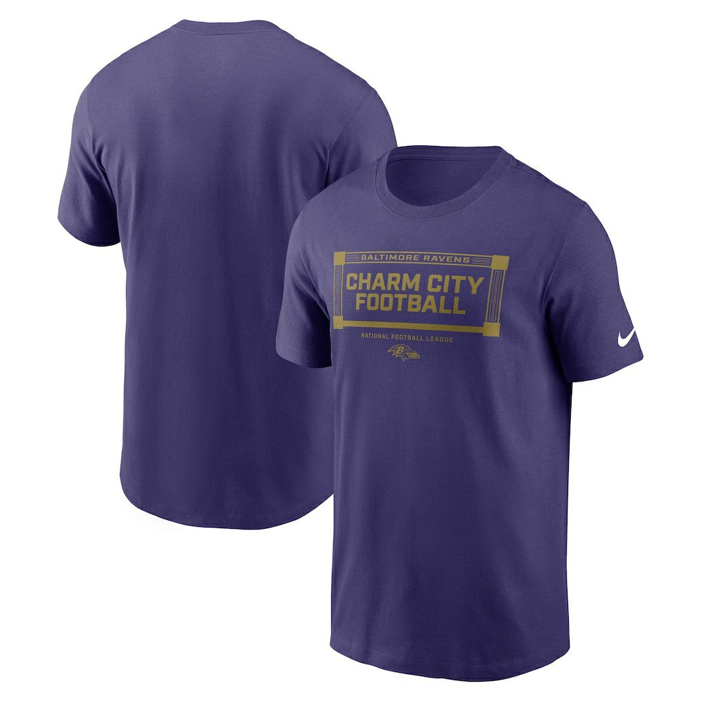 Baltimore Ravens Primetime Local Essential T-Shirt - Purple - Nike