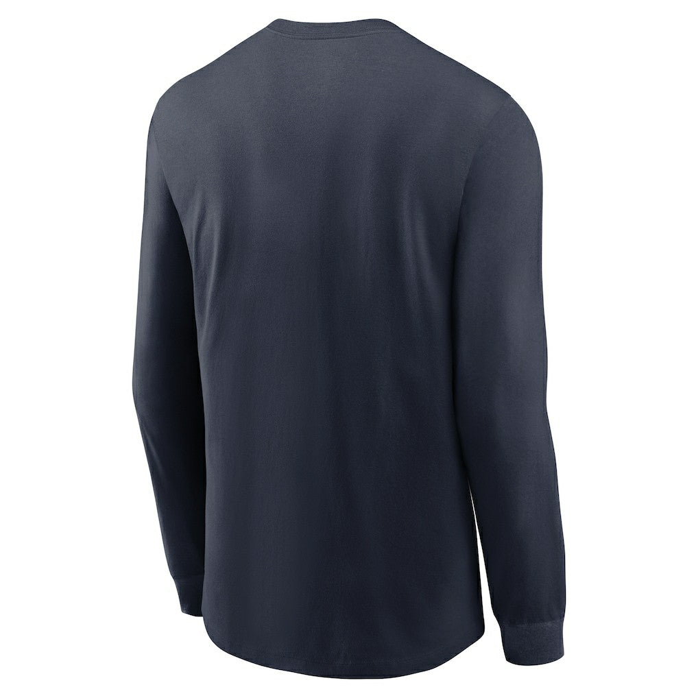 Chicago Bears Play to Win Essential Long Sleeve T-Shirt - Navy - Nike