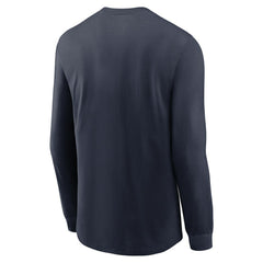 Chicago Bears Play to Win Essential Long Sleeve T-Shirt - Navy - Nike