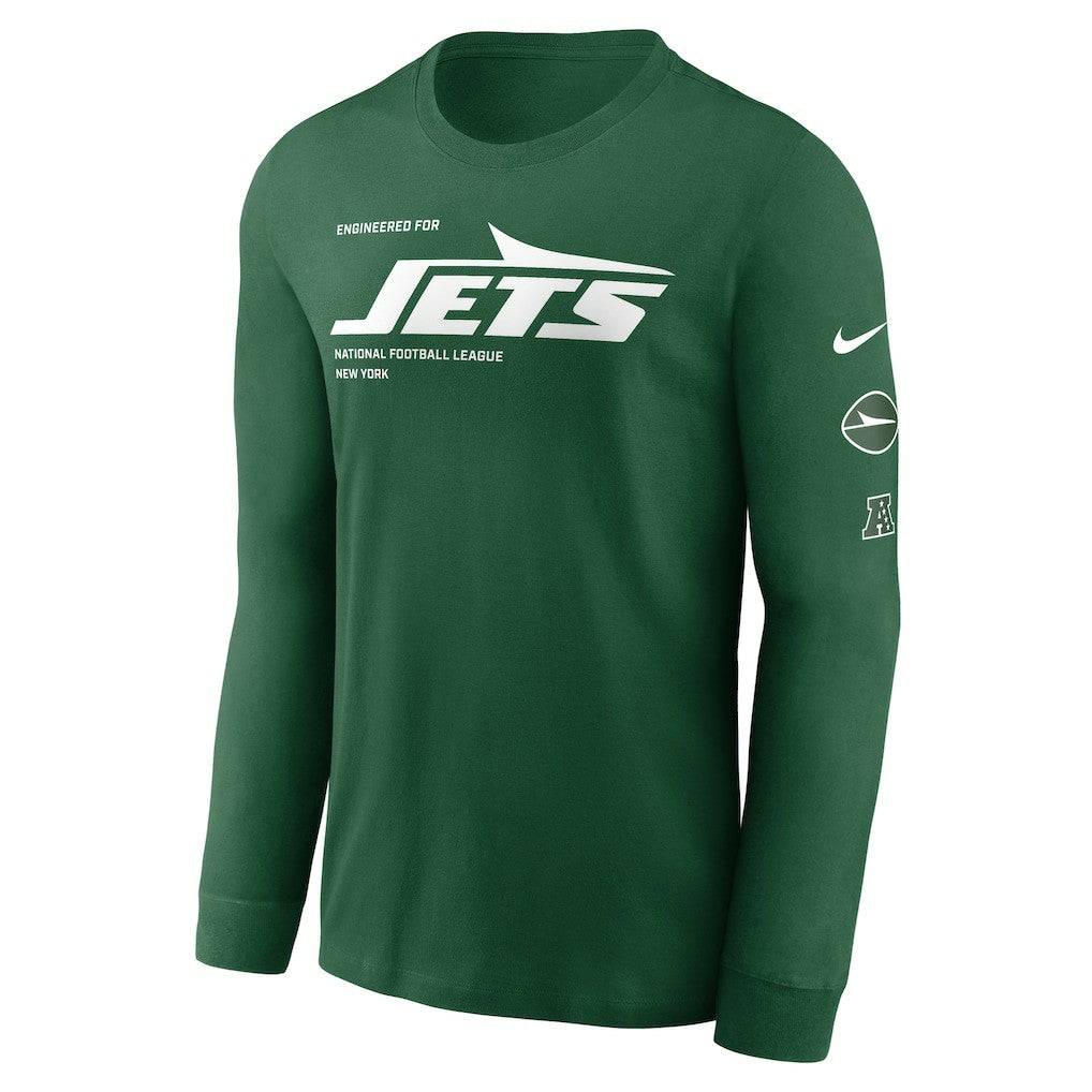 New York Jets Play to Win Essential Long Sleeve T-Shirt - Green - Nike