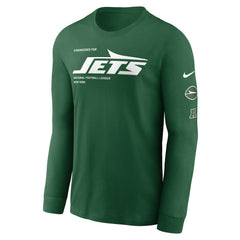 New York Jets Play to Win Essential Long Sleeve T-Shirt - Green - Nike