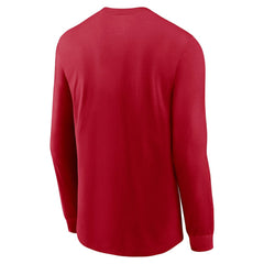 San Francisco 49ers Play to Win Essential Long Sleeve T-Shirt - Scarlet - Nike