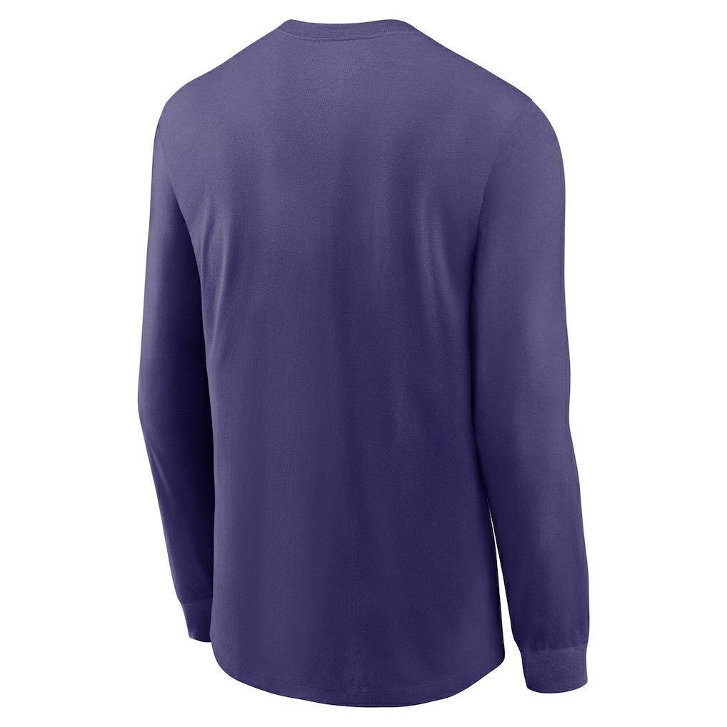 Baltimore Ravens Play to Win Essential Long Sleeve T-Shirt - Purple - Nike