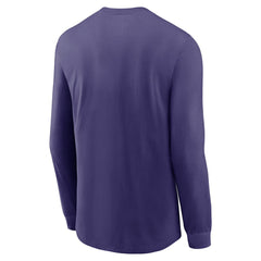 Baltimore Ravens Play to Win Essential Long Sleeve T-Shirt - Purple - Nike