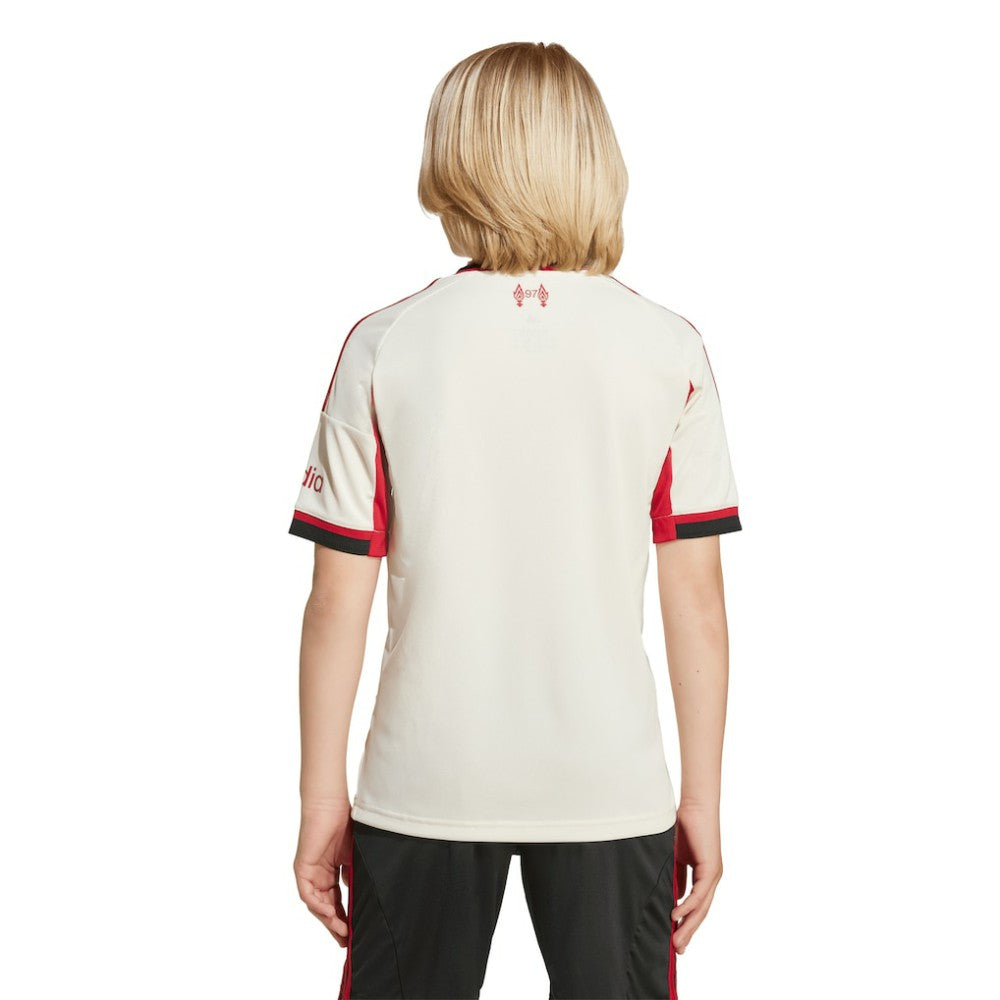 Adidas - Liverpool Youth 2025/26 Away Replica Jersey - White