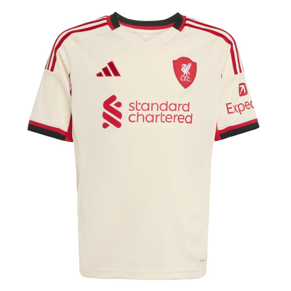 Adidas - Liverpool Youth 2025/26 Away Replica Jersey - White