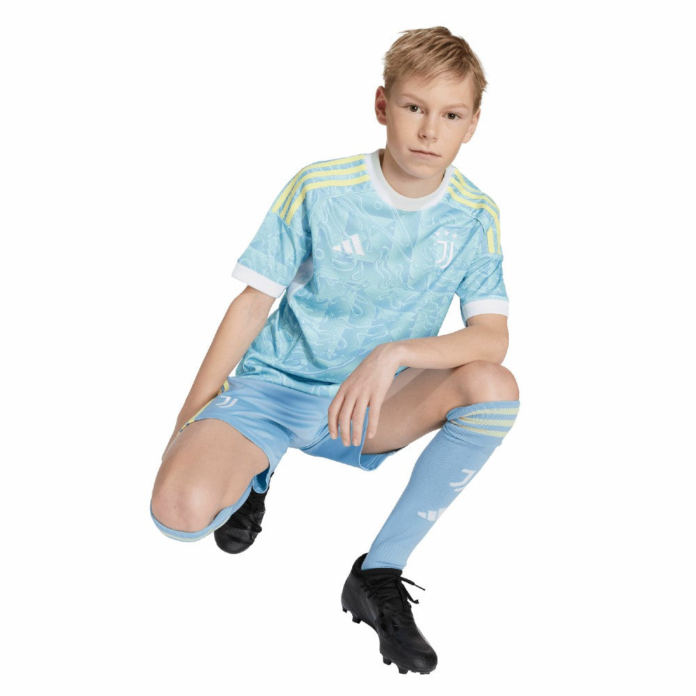 Adidas - Juventus Youth 2025/26 Away Replica Jersey - Blue