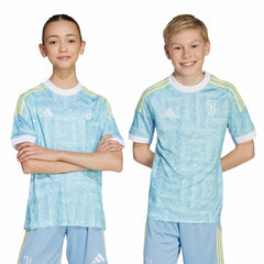 Adidas - Juventus Youth 2025/26 Away Replica Jersey - Blue