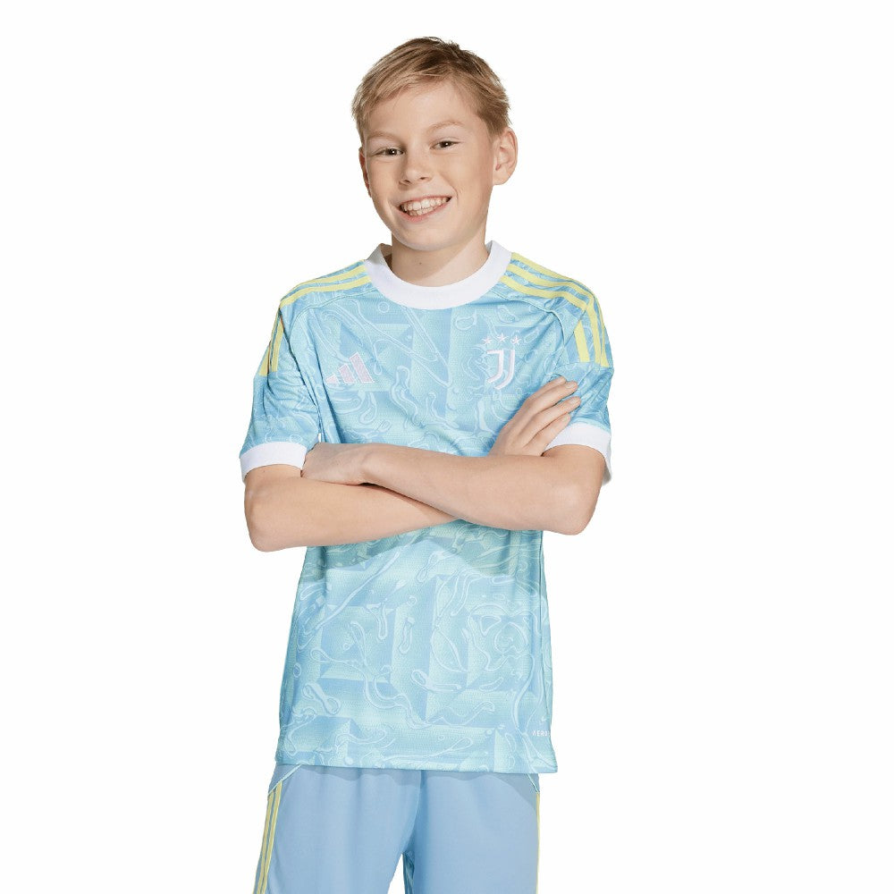 Adidas - Juventus Youth 2025/26 Away Replica Jersey - Blue