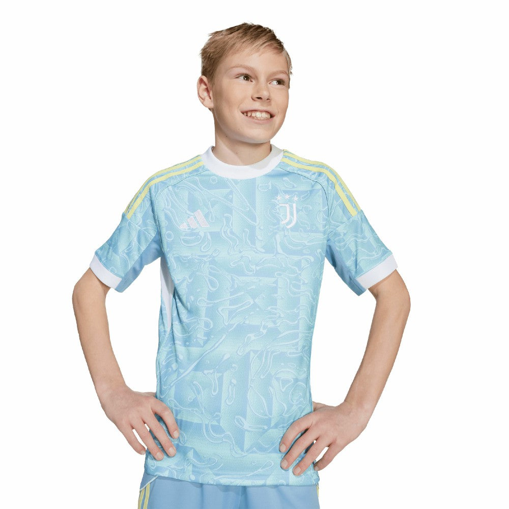 Adidas - Juventus Youth 2025/26 Away Replica Jersey - Blue