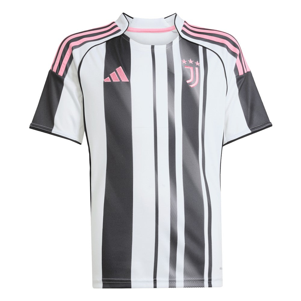 Adidas - Juventus Youth 2025/26 Home Replica Jersey - White