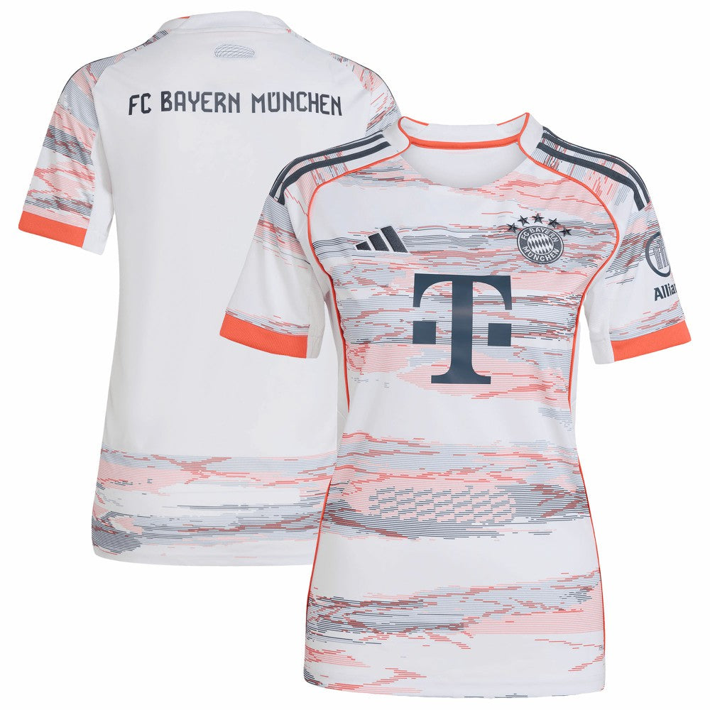 Adidas - Bayern Munich Women's 2025/26 Away Replica Jersey - White
