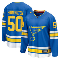 Jordan Binnington St. Louis Blues Fanatics Home Breakaway Player Jersey - Blue | Fanatics on sale