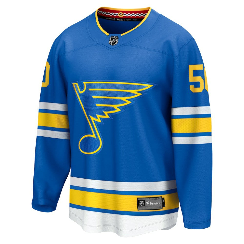 Jordan Binnington St. Louis Blues Fanatics Home Breakaway Player Jersey - Blue | Fanatics on sale