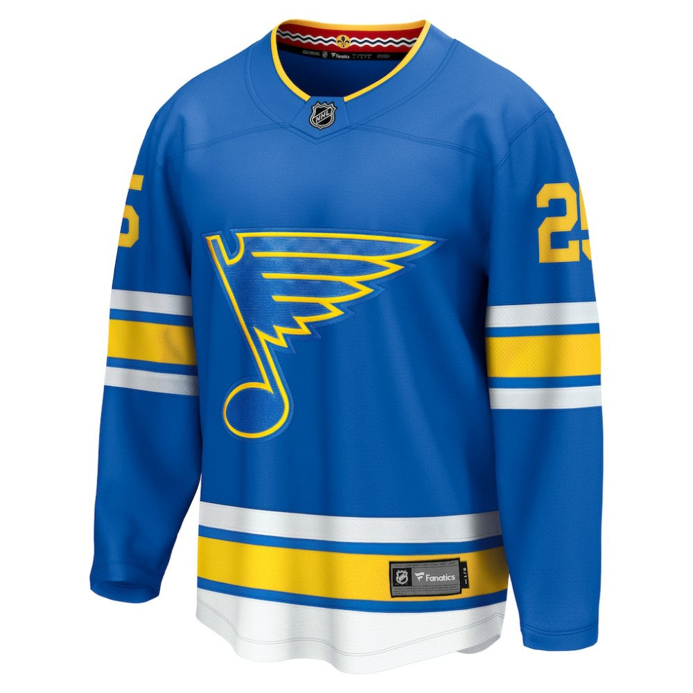 Jordan Kyrou St. Louis Blues Fanatics Home Breakaway Player Jersey - Blue | Fanatics Clearance
