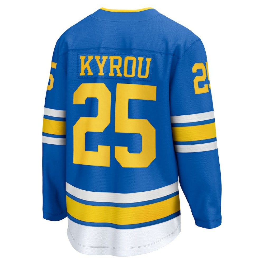 Jordan Kyrou St. Louis Blues Fanatics Home Breakaway Player Jersey - Blue | Fanatics Clearance