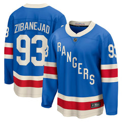 Mika Zibanejad New York Rangers Fanatics Centennial Breakaway Jersey - Blue | Fanatics sale