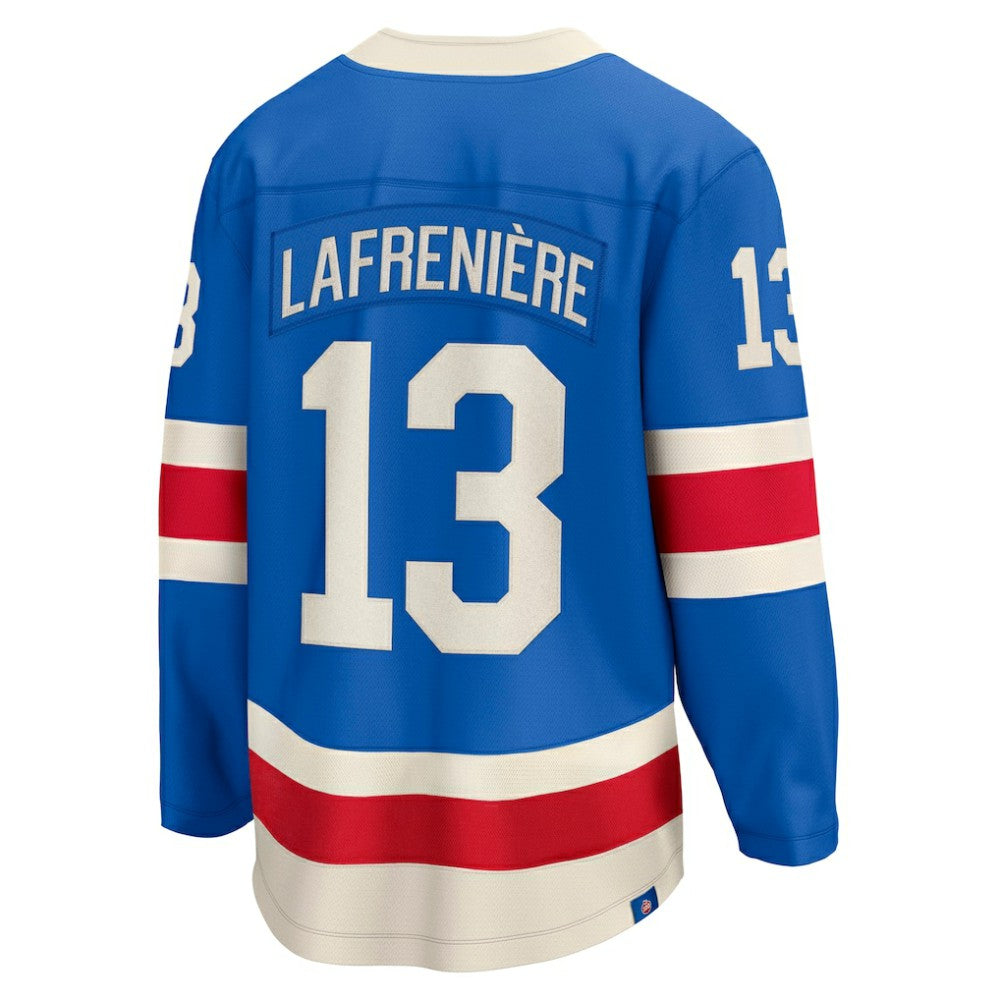 Alexis Lafreniere New York Rangers Fanatics Centennial Breakaway Jersey - Blue | Fanatics sale