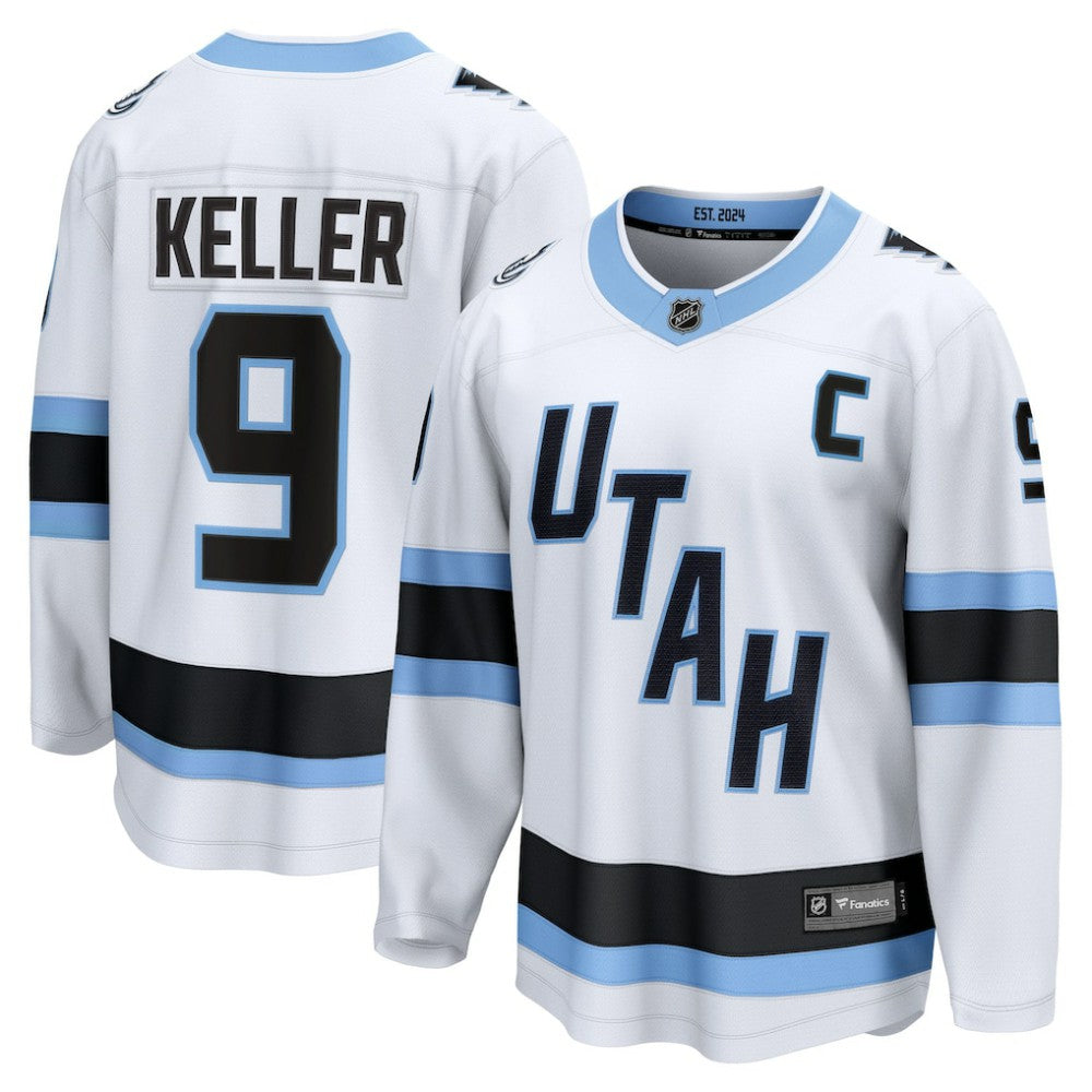 Clayton Keller Utah Mammoth Fanatics Away Breakaway Player Jersey - White | Fanatics online